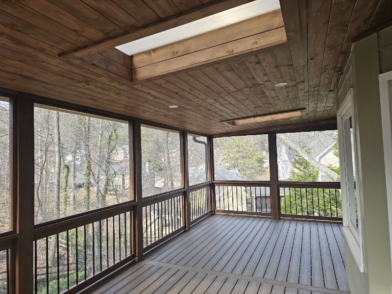 Deck Staining project 5 near Dacula, GA by New Life Outdoors