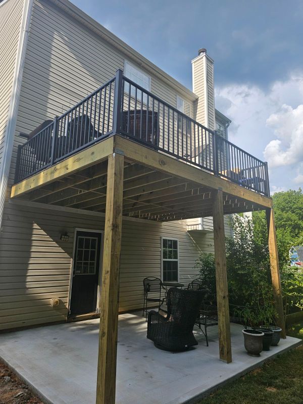 Deck Builder project 3 near Acworth, GA by New Life Outdoors