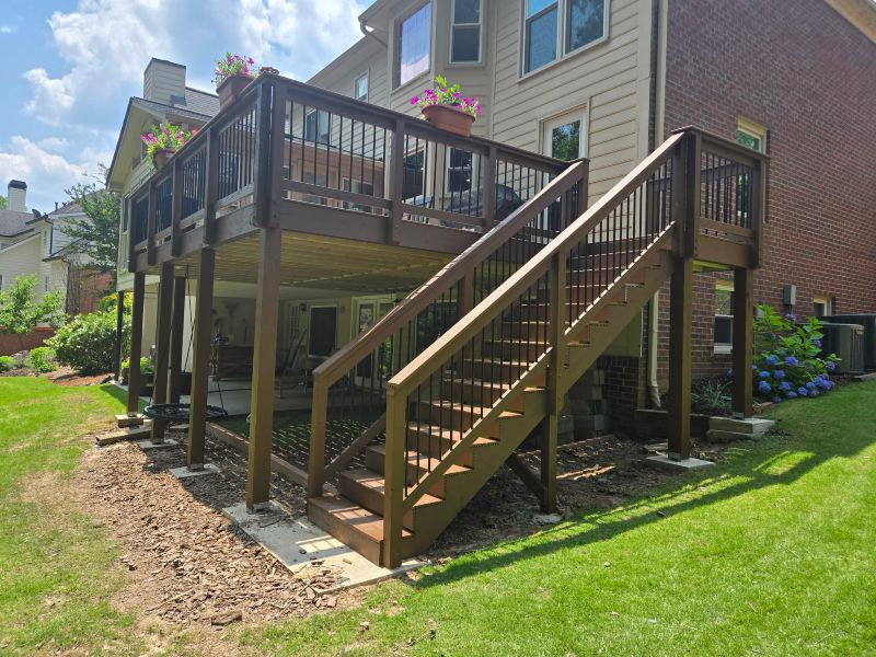Deck Builder project 4 near Acworth, GA by New Life Outdoors