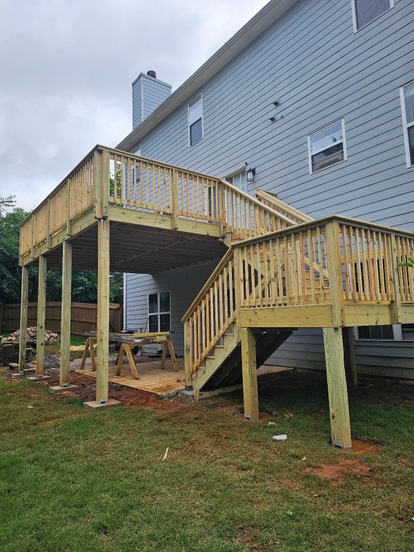 Deck Builder project 5 near Acworth, GA by New Life Outdoors