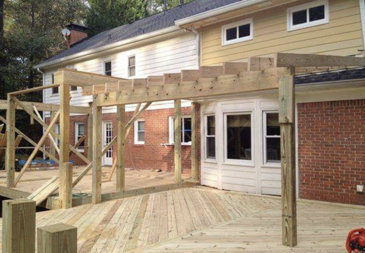 Deck Staining project 4 near Suwanee, GA by New Life Outdoors